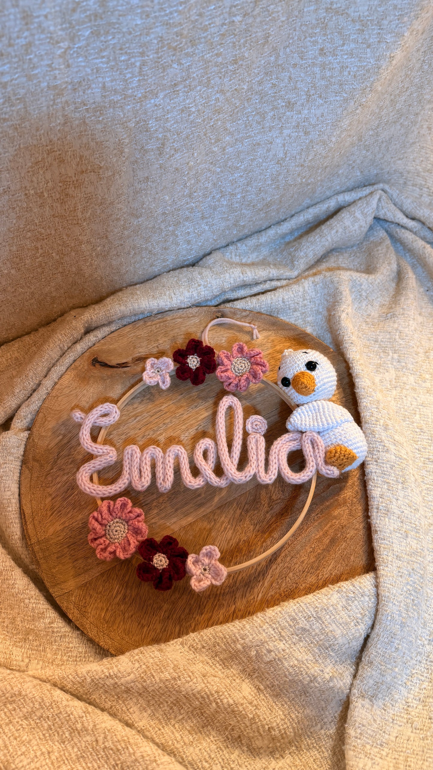 Türkranz / Wanddeko „Ente“
