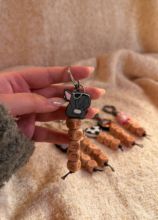 Schlüsselanhänger „Dunkle Perlen“